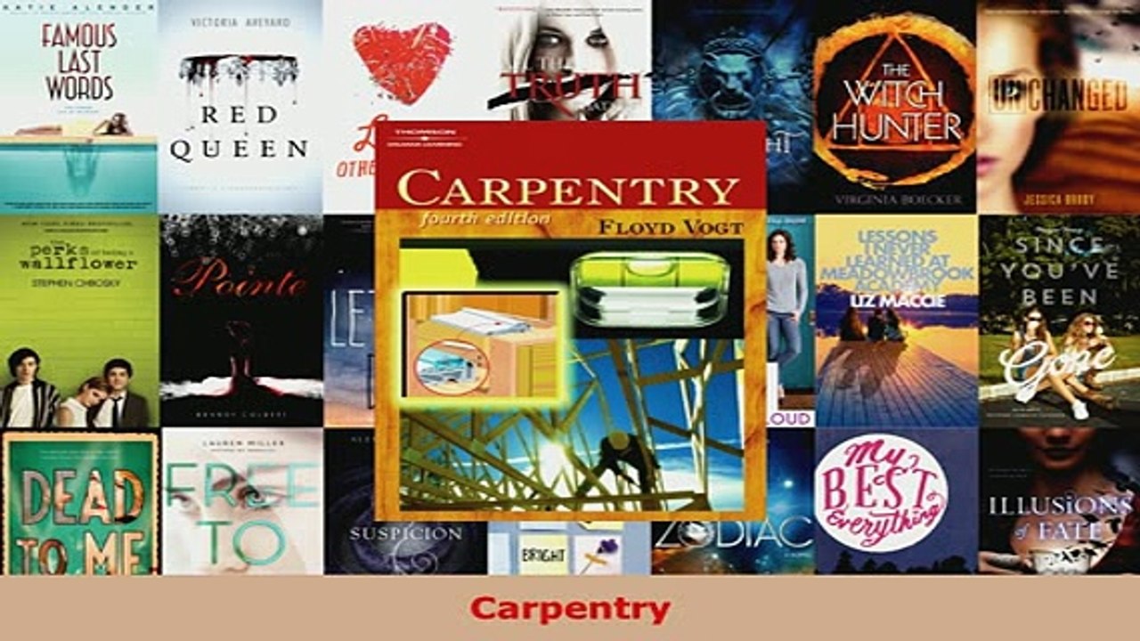 PDF  Carpentry  Read Online