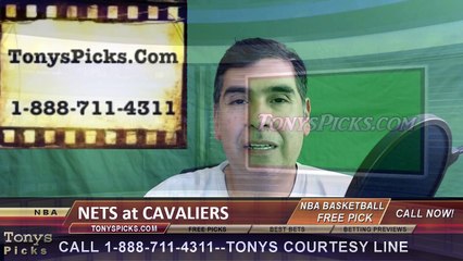 Cleveland Cavaliers vs. Brooklyn Nets Free Pick Prediction NBA Pro Basketball Odds Preview 3-31-2016