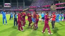 Wining Celebrations of West Indies - 2nd Semi Final India vs West Indies - Match Highlights