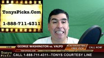 Valparaiso Crusaders vs. George Washington Colonials Free Pick Prediction NCAA College Basketball Odds Preview 3-31-2016