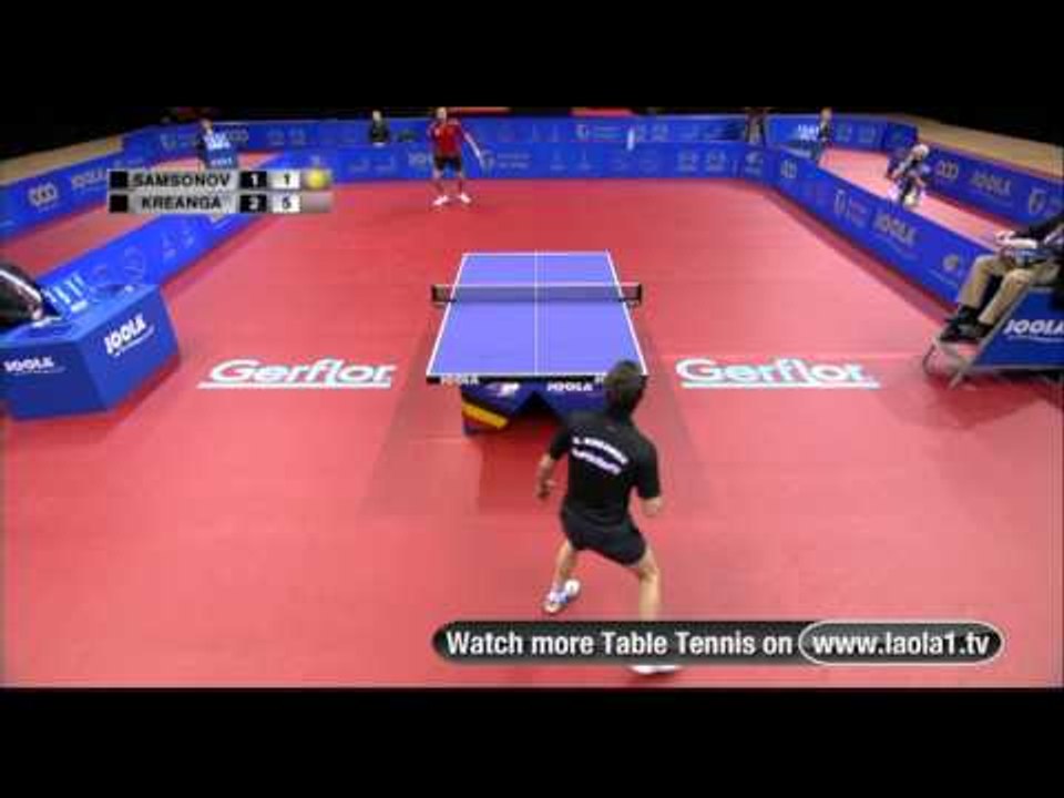Highlights Table Tennis Europe TOP 12 Men - Belgium 2011