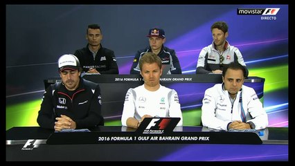 F1 2016 Bahrain GP - Drivers Press Conference