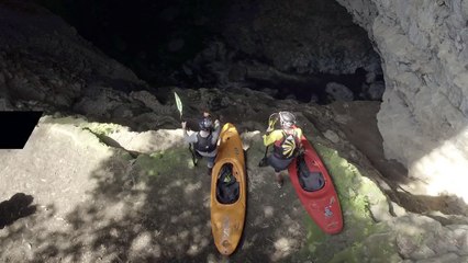 What it Looks Like to Kayak in a Cave