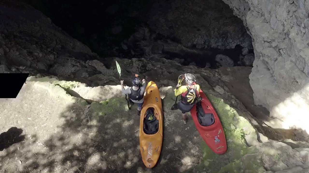 What it Looks Like to Kayak in a Cave