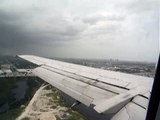 Continental Airlines 737 Landing in Fort Lauderdale