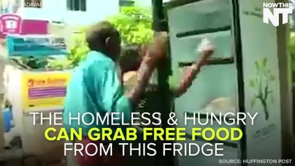 Fridge Outside Restaurant Turns Leftovers Into Free Meals For The Homeless
