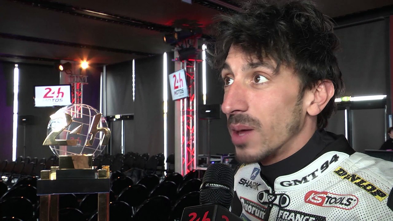 24 Heures Motos - Interview de Louis Rossi, pilote du team GMT94 Yamaha