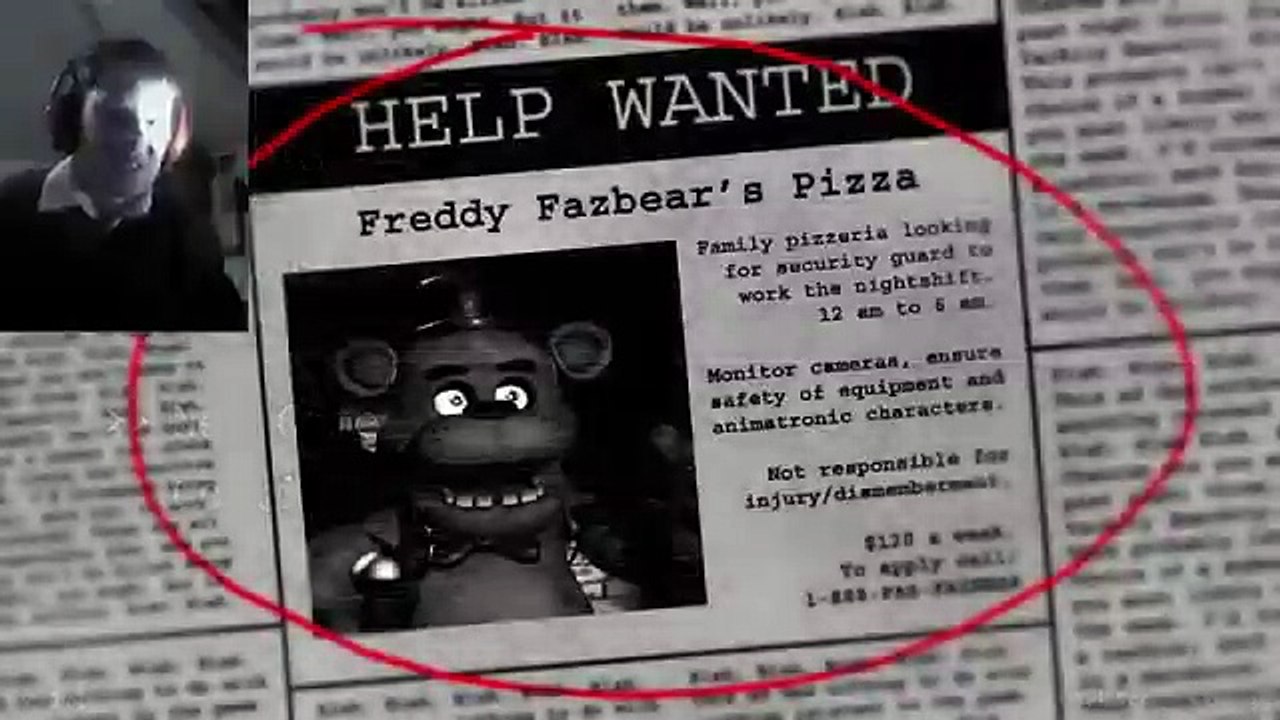 Five Nights At Freddy's #1 with: Ronan Cassidy