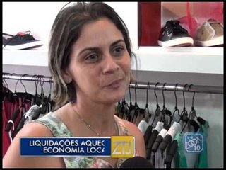 11-01-2015 - LIQUIDAÇÕES AQUECEM A ECONOMIA LOCAL - ZOOM TV JORNAL
