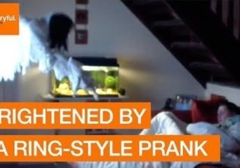Joker Frightens Girlfriend With a Scary Ring-Style Prank