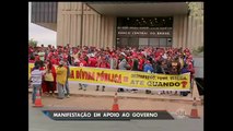 Em todo o país, manifestantes foram às ruas em apoio ao governo