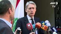 Hammond in Beirut stresses Lebanon's important role against IS