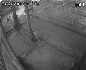 CCTV security footage captures an out of control car collide with the building. Luckily, the driver only suffered minor