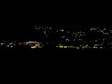 Nighttime on the Bosphorus Strait, Istanbul, Turkey