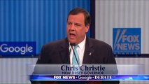 GOP Debate: Chris Christie says Hillary Clinton not qualified to be POTUS.
