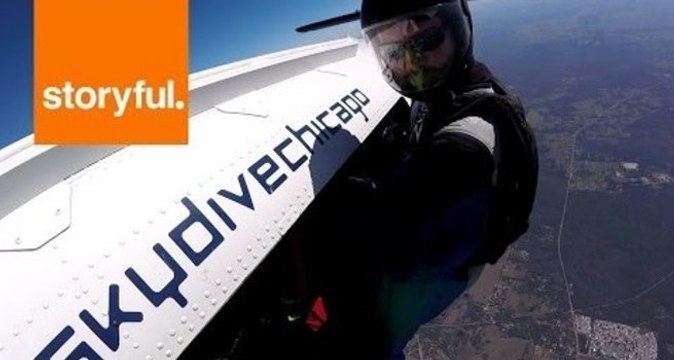 Camera Captures Shocking Collision Between Two Skydivers