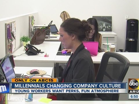 Millennials changing company culture