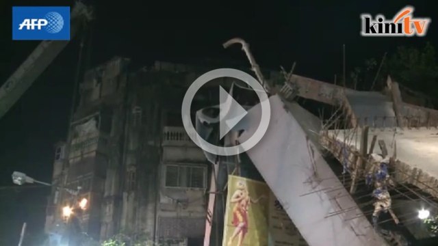 Jejantas runtuh, operasi cari mangsa diteruskan