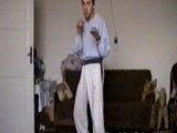 Mawashi kubi geri - short roundhouse kick - dollyo chagi