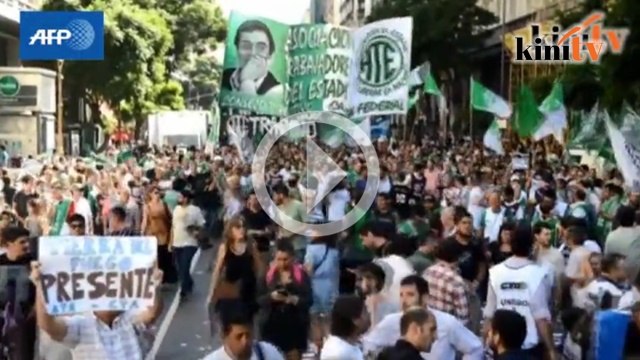 Harga makanan dan barang naik, rakyat Argentina marah