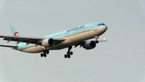 Korean Air A330 323X Landing Narita International Airport 16R