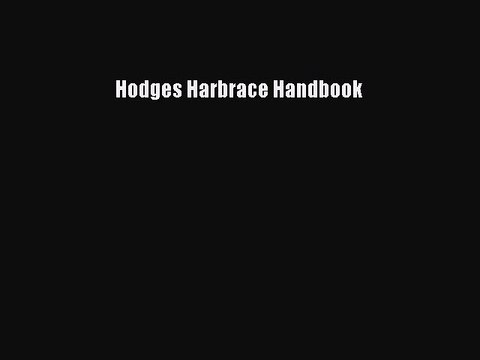 Read Hodges Harbrace Handbook PDF Online