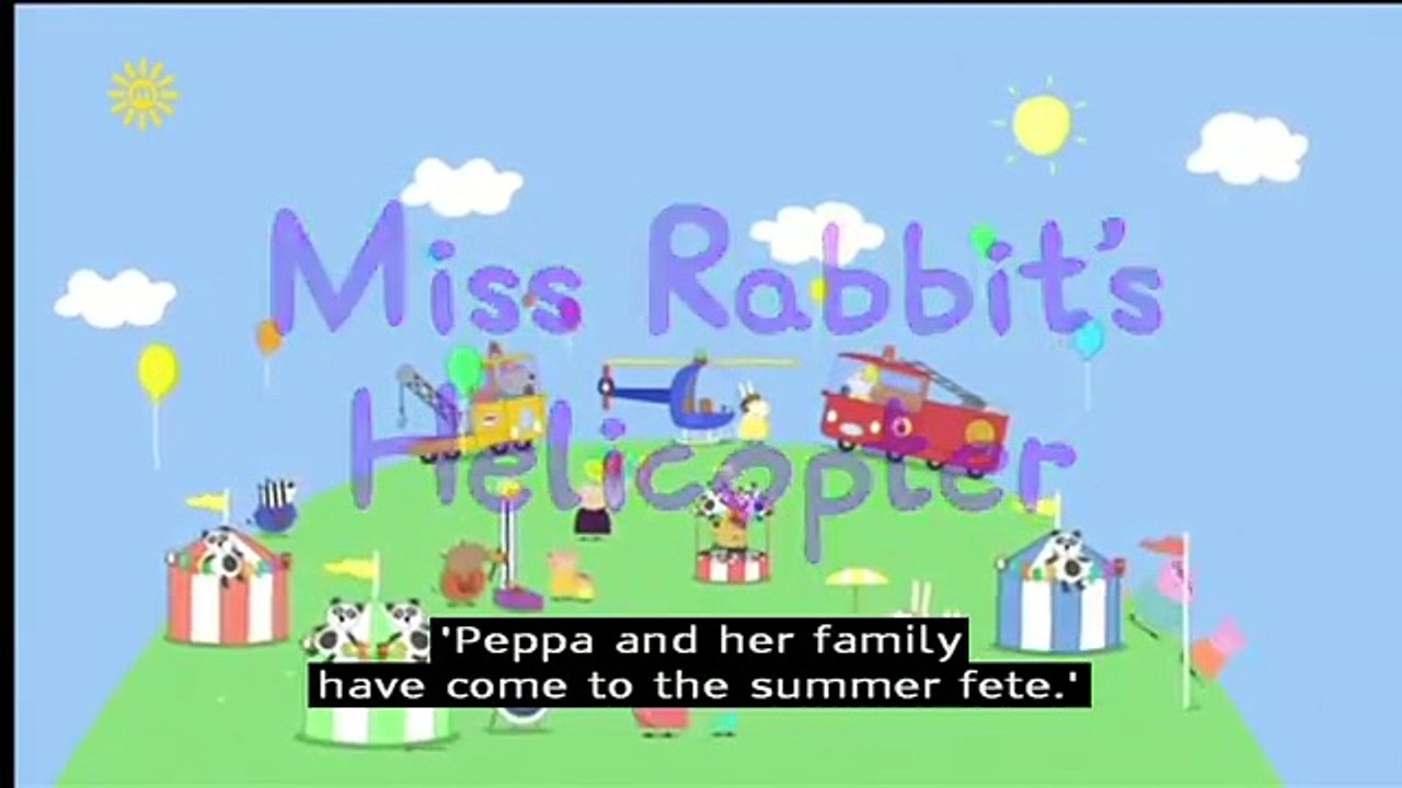 Peppa Pig (Series 3) - Miss Rabbit's Helicopter (with subtitles ...