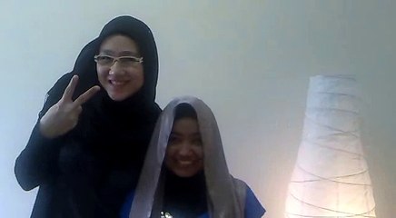 Cara/style pakai satin shawl