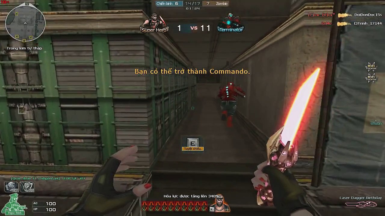 Laser Dagger - Birthday In Zombie V4 - Tiến Xinh Trai (1)