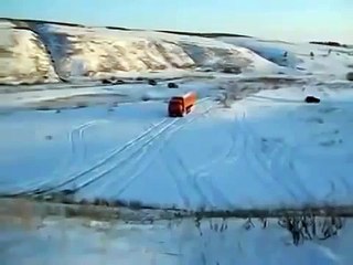 Удачный спуск Камаза