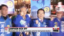 Candidates go all-out to win votesr, as official campaign period for April election begins