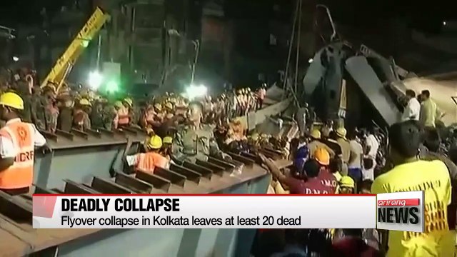 Flyover collapse in India kills more than 20