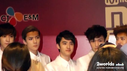 [Fancam] 121130 EXO - Red Carpet @ MAMA Award