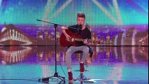 14 Year old songwriter Bailey McConnell impresses with his own song - Britain's Got Talent 2014