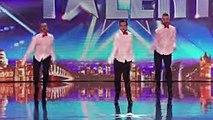 Yanis Marshall, Arnaud and Mehdi in their high heels spice up the stage - Britain's Got Talent 2014