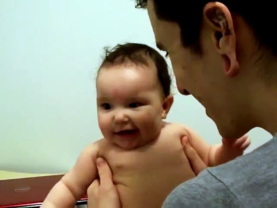 Funny video scared baby.  Must see
