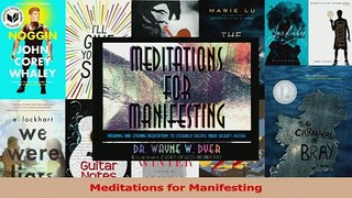 Download  Meditations for Manifesting Ebook Online