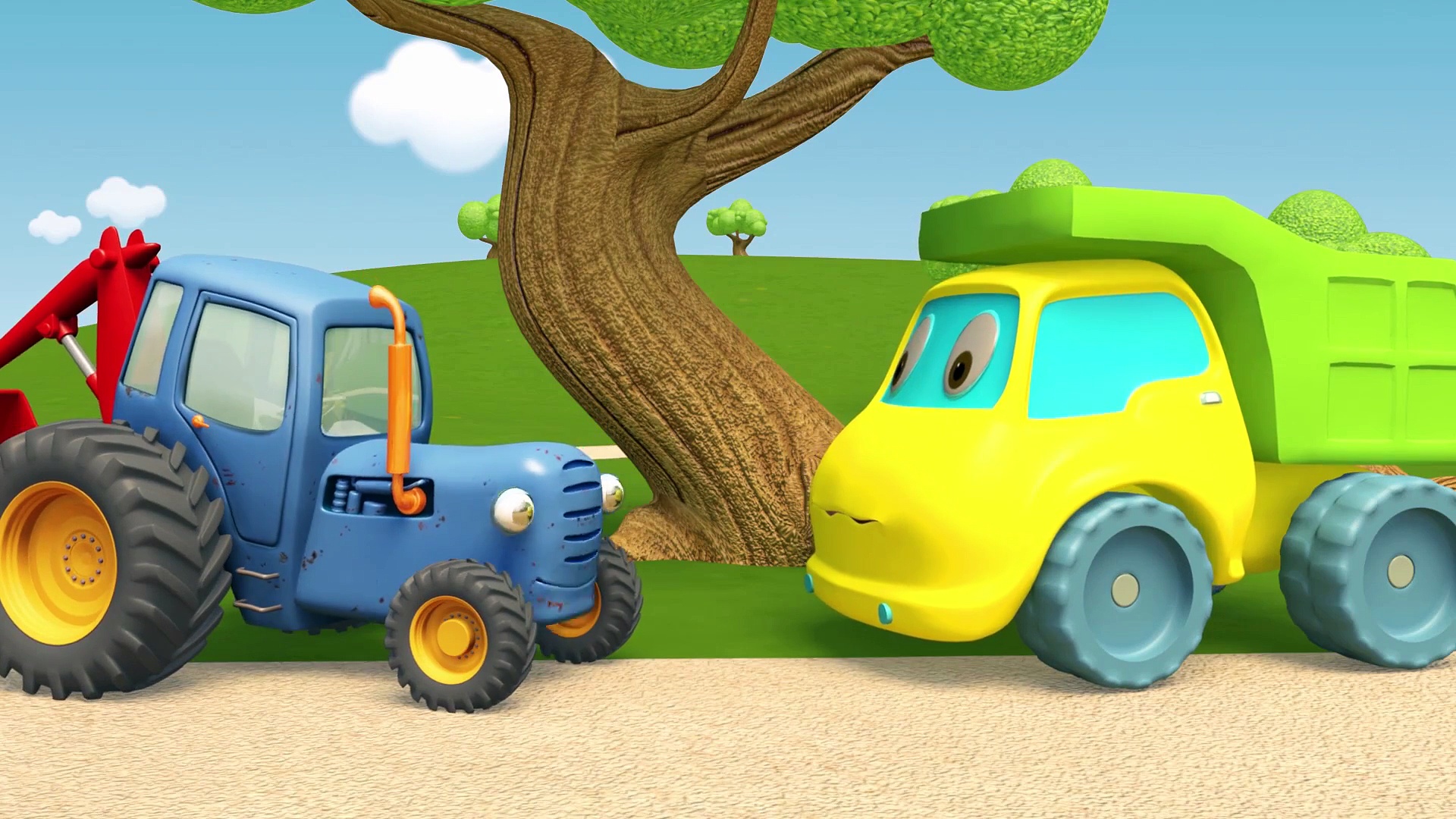 Трактор машинки сборник. Гоша трактор Гоша. Синий трактор трактор Гоша.
