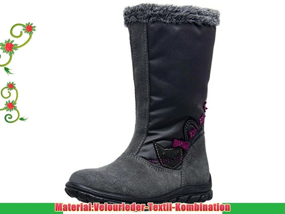 Ricosta Julie M?dchen Warm gef?tterte Schneestiefel Grau (patina 452) 28 EU (10 Kinder UK)