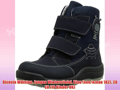 Ricosta Whiston Jungen Winterstiefel Blau (see/ozean 182) 28 EU (10 Kinder UK)