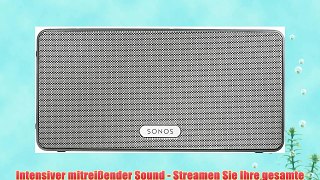 Sonos PLAY:3 I Vielseitiger Multiroom Smart Speaker f?r Wireless Music Streaming (wei?)