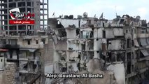 Syrie: Alep, des destructions massives dans le quartier de Boustane-Al-Basha