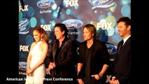 Jennifer Lopez, Keith Urban, Harry Connick Jr - American Idol 15  judges Top 3 Press Conference