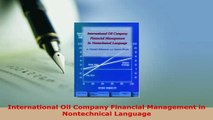 PDF  International Oil Company Financial Management in Nontechnical Language PDF Full Ebook