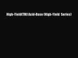 Read High-Yield(TM) Acid-Base (High-Yield  Series) PDF Online