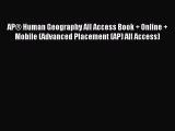 Download AP® Human Geography All Access Book   Online   Mobile (Advanced Placement (AP) All