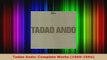 PDF  Tadao Ando Complete Works 19691994 Download Online