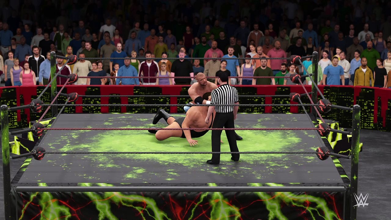 WWE 2K16 andre the giant v HHH