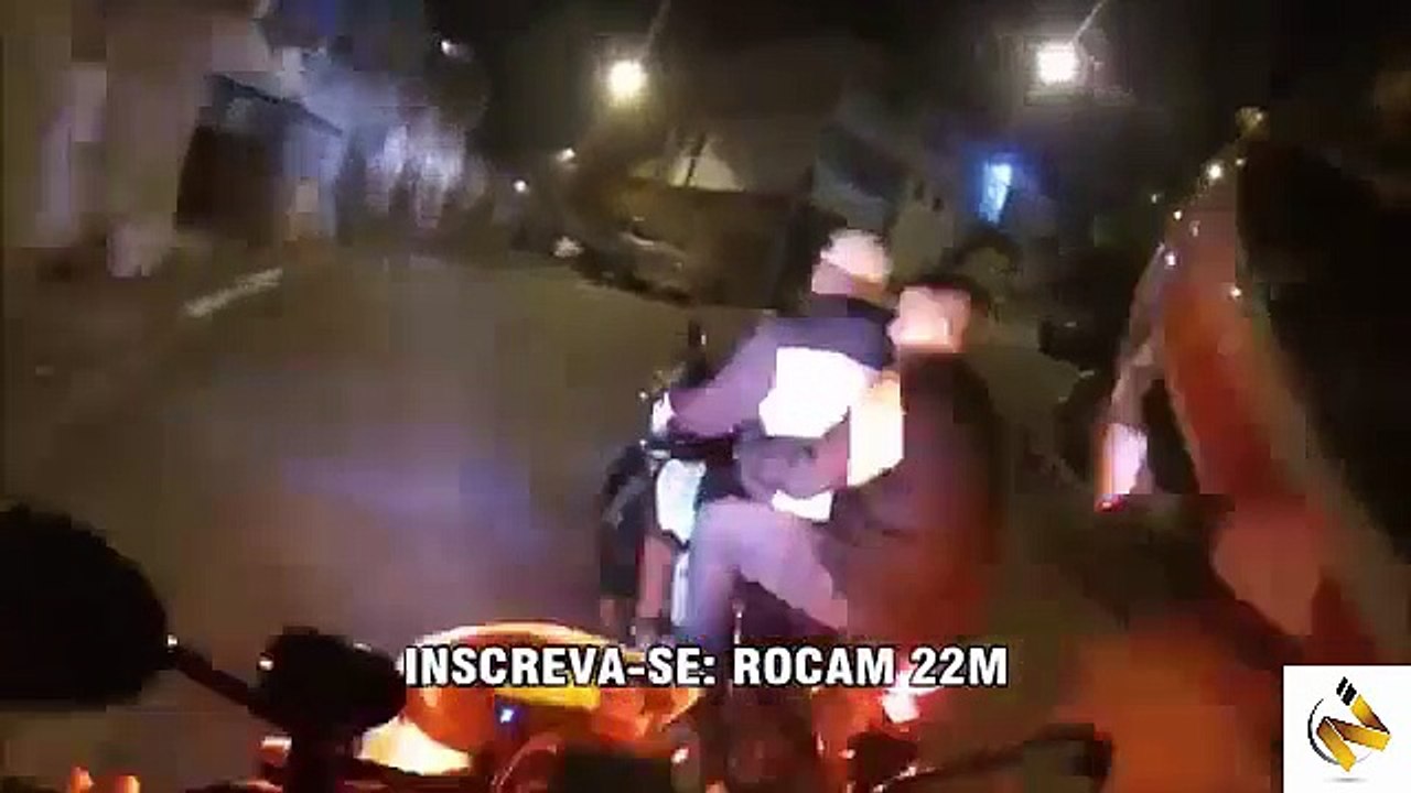 Police pro moto biker