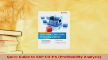 Download  Quick Guide to SAP COPA Profitability Analysis PDF Full Ebook